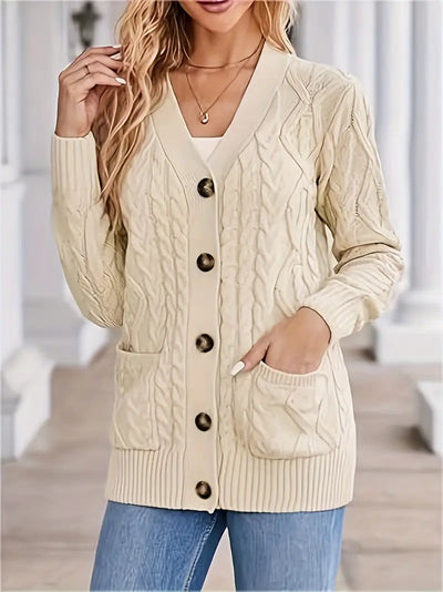 Elizabeth | Elegant Winter Cardigan