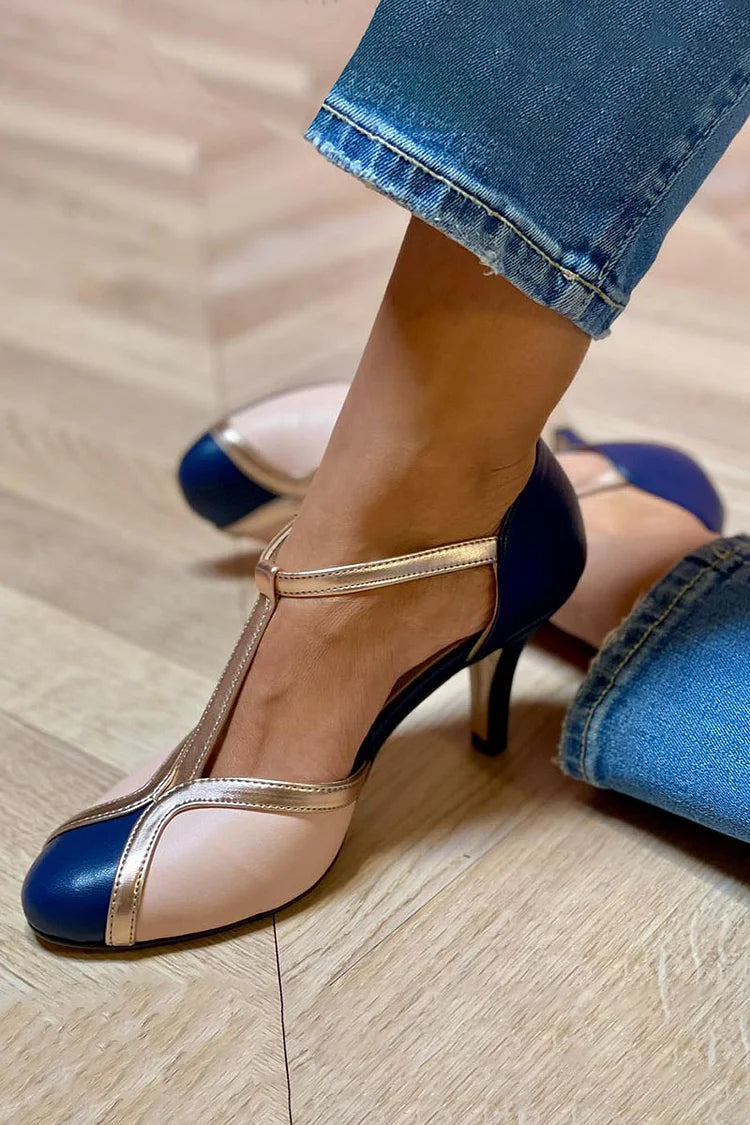 NOIRÉ | COMFORTABLE T-STRAP SANDALS