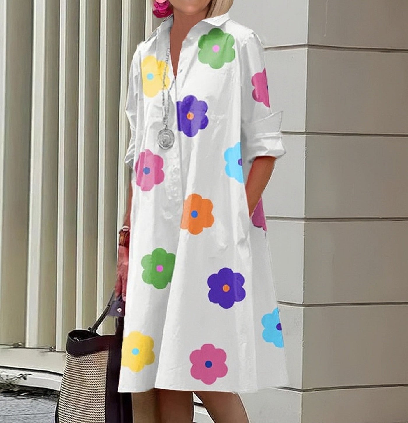 Fina | Effortless Floral Dress