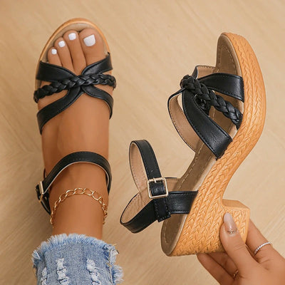 Michella | Stylish Sandals with Braided Strap