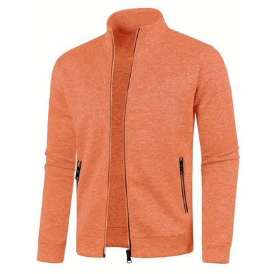 Kasper™ | Classic Knit Jacket with Zipper