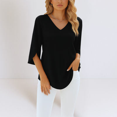 Grace | Elegant V-Neck Blouse