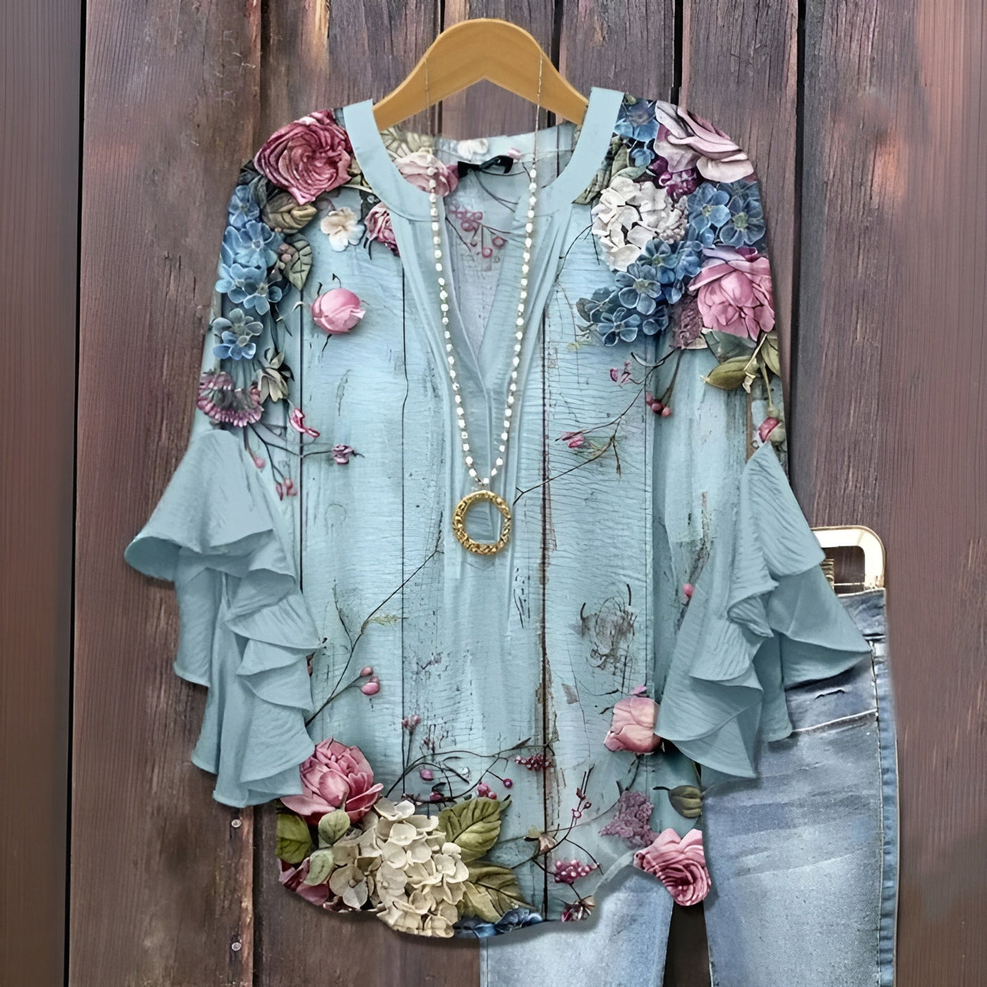 Elisabet | Ruffle-Sleeve Blouse