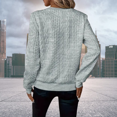Silvia | Zip-Neck Knitted Sweater