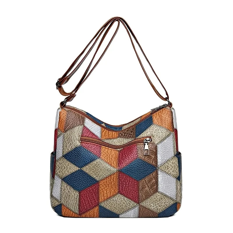 Madge | Geometric Charm Handbag