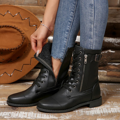 Kareema | Side Zipper Boots