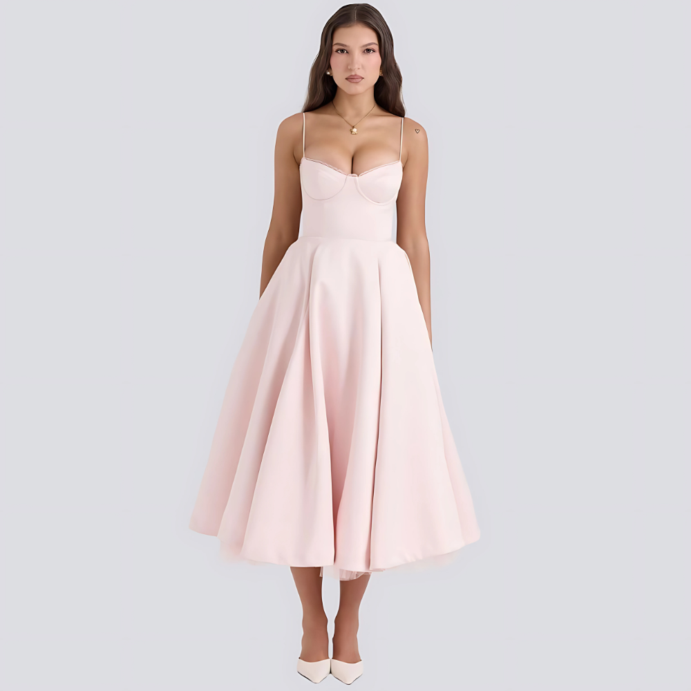 Karolina | Romantic Long Dress with Elegant Details