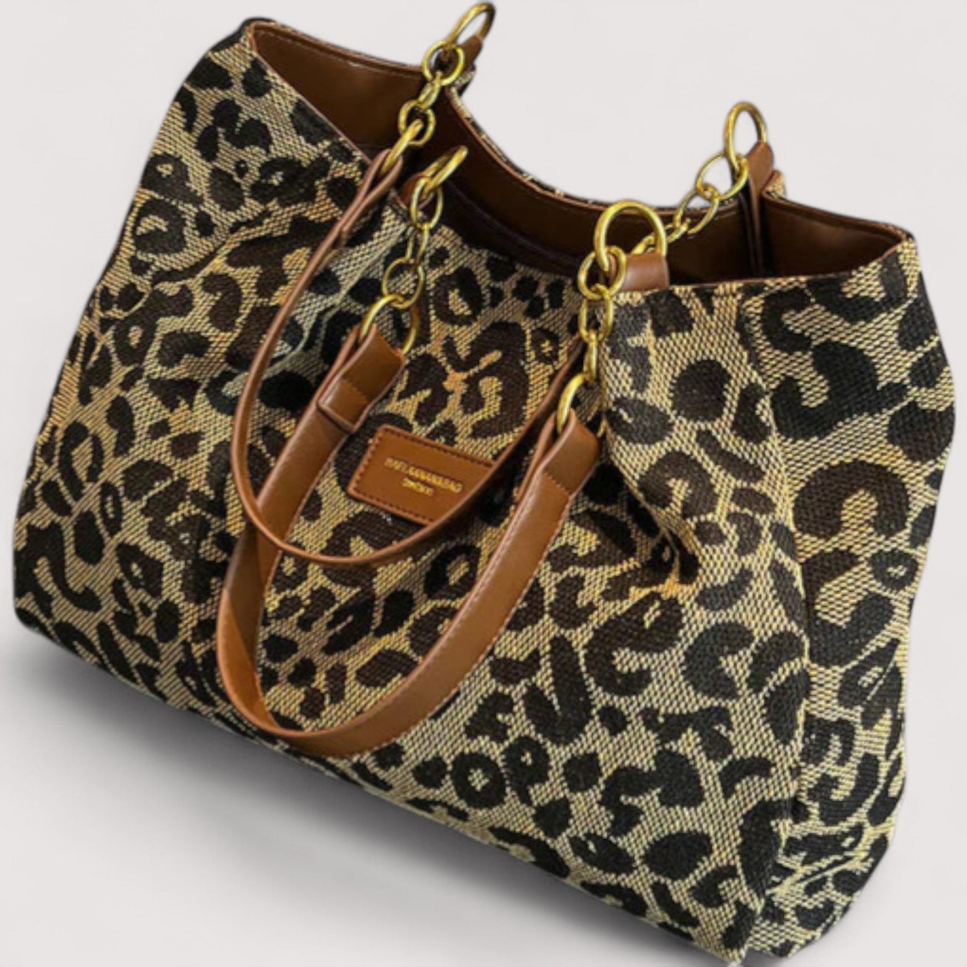 Edith | Leopard Shopping Bag