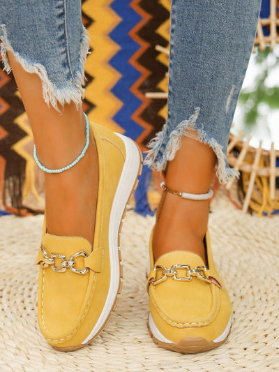 Ellie | Flat Buckle Loafers