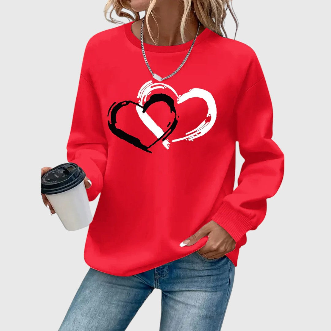 Binda - Elegant Heart Sweater