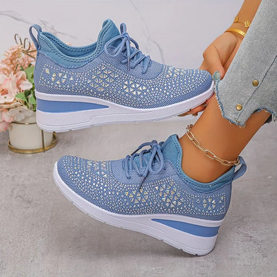 Giselle | Orthopedic Sneakers with Sparkling Rhinestones