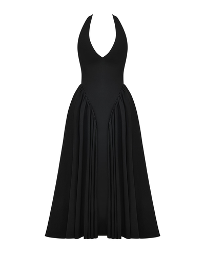 Monroe – Red Midi Dress with Iconic Style