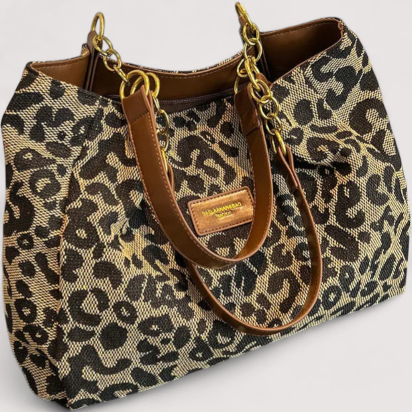 Edith | Leopard Shopping Bag