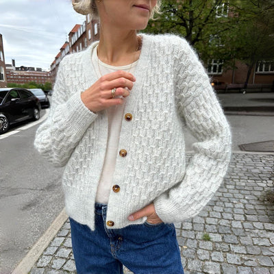 RUMI | TEXTURED BUTTON CARDIGAN