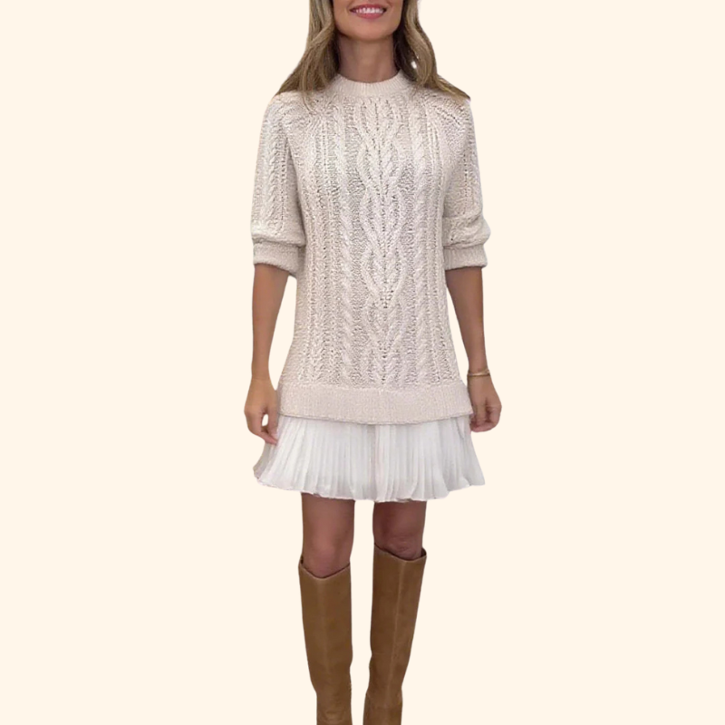 Sarah | Knit Sweater Dress
