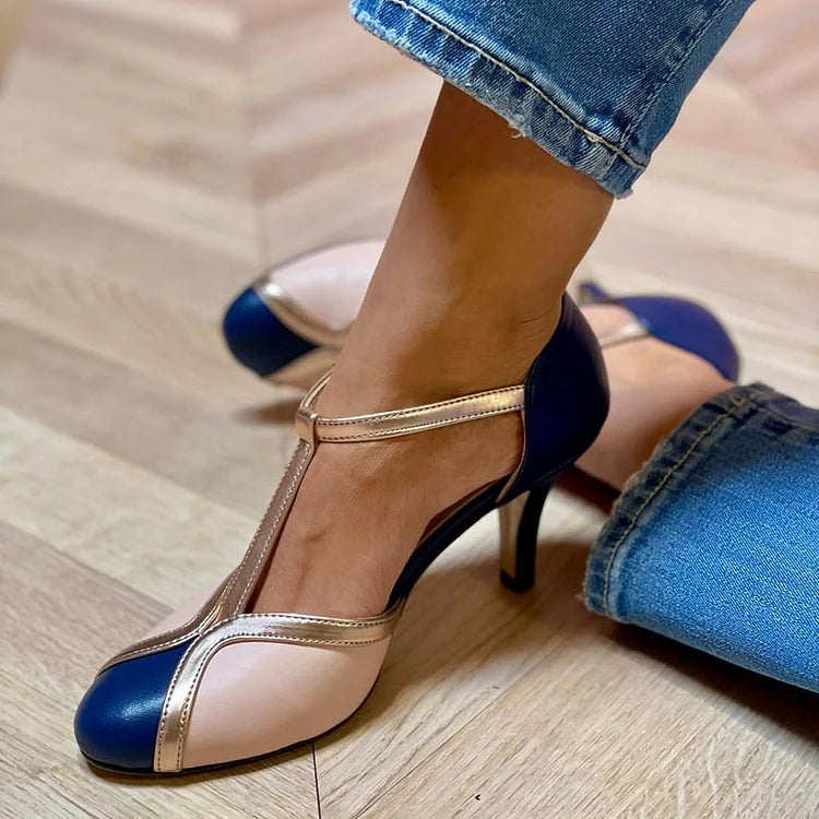 NOIRÉ | COMFORTABLE T-STRAP SANDALS