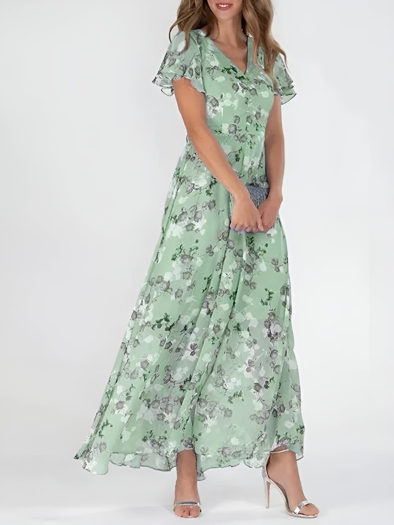 Halina | Elegant Dress Hiding the Belly