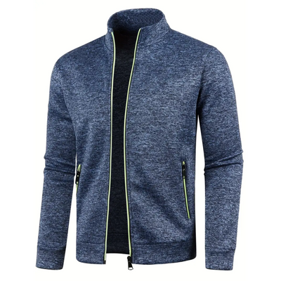Kasper™ | Classic Knit Jacket with Zipper