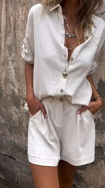 Livia™ | Airy linen set for summer relaxation