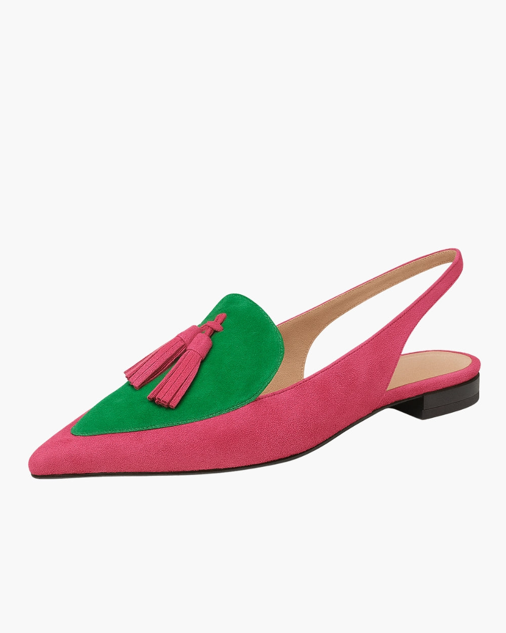 Quelia – Pointed Slingback with Tassels