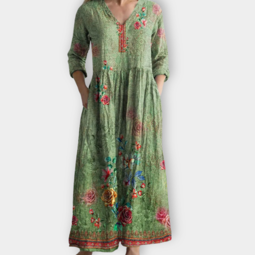 Frida | Boho Maxi Dress