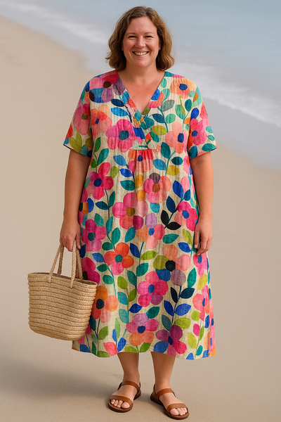 Elowen | Floral Relaxed-Fit Dress