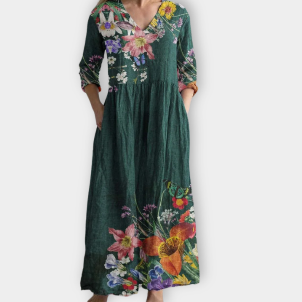 Jade | Boho maxi dress