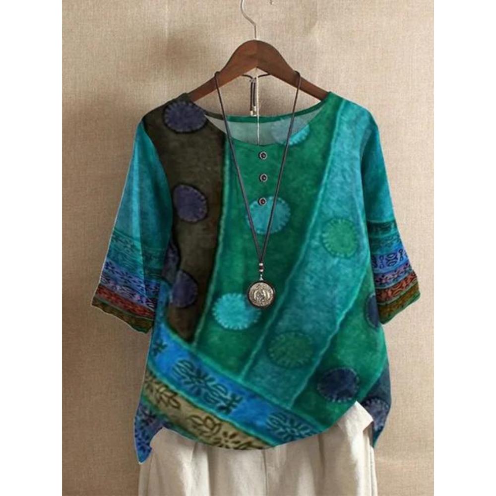 Valarie | Bohemian Colorful Top