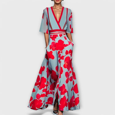 Elise - Elegant Floral Shift Dress
