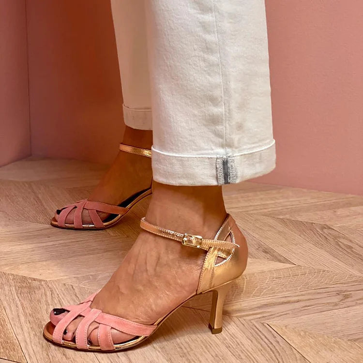GENEVA | HIGH HEEL SANDALS WITH STRAPS