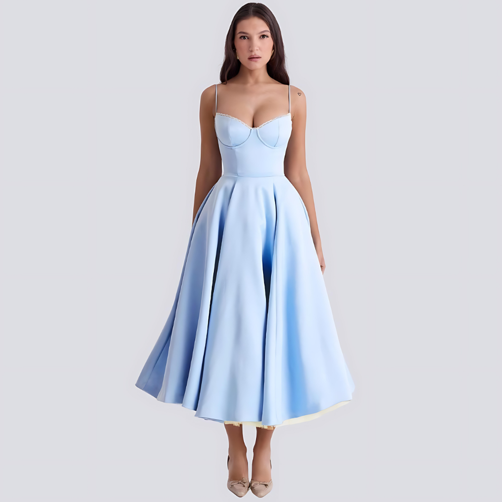 Karolina | Romantic Long Dress with Elegant Details