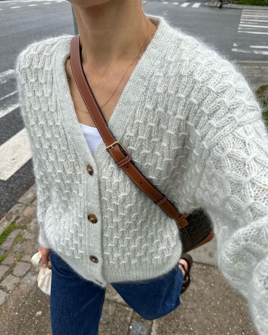 RUMI | TEXTURED BUTTON CARDIGAN