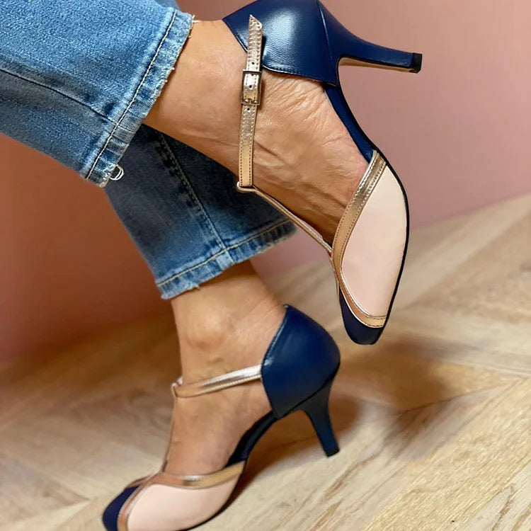 NOIRÉ | COMFORTABLE T-STRAP SANDALS