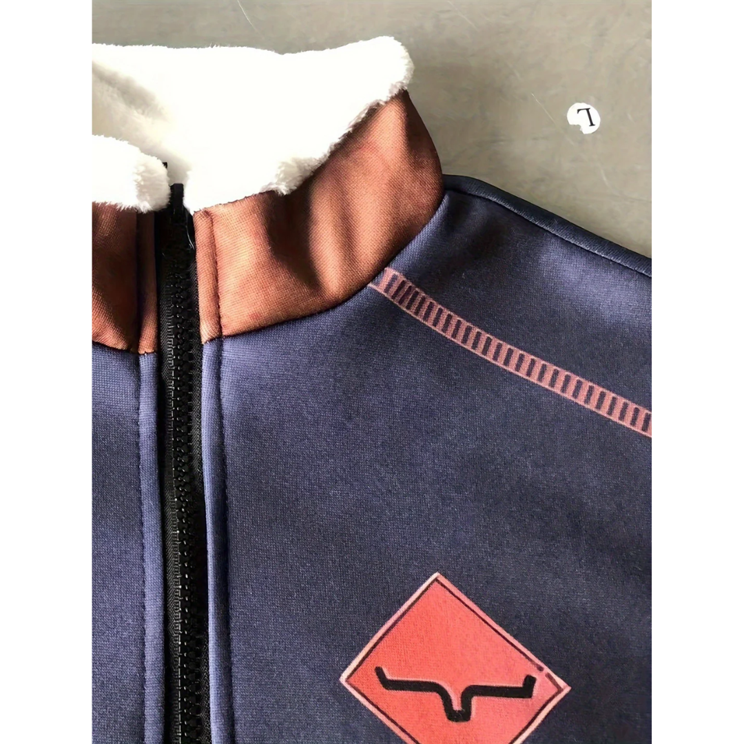 Patrick | Printed Long-Sleeve Top