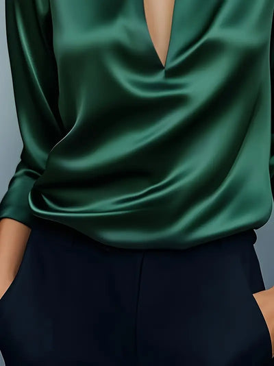 Nadene | Premium V-Neck Blouse