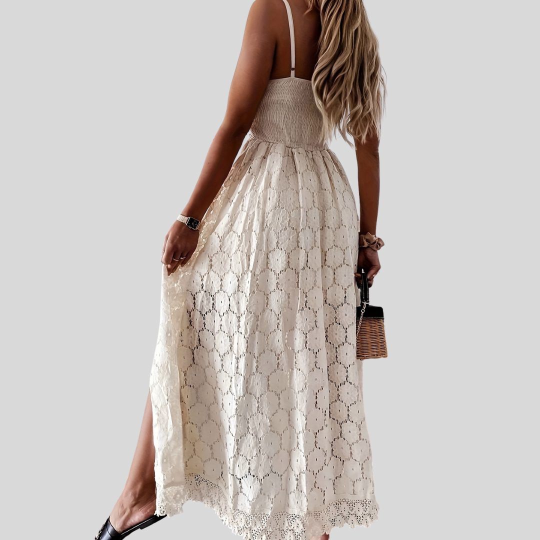 ALINE | Elegant V-Neck Fluid Jumpsuit