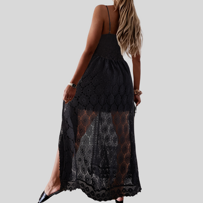 ALINE | Elegant V-Neck Fluid Jumpsuit