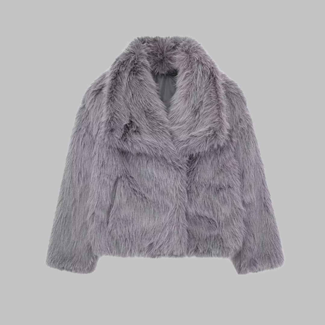 Weena | Collared Fuzzy Coat