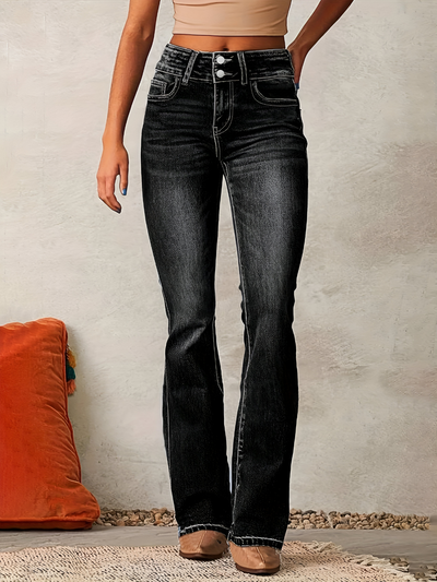Isabel | High-Waisted Flared Jeans