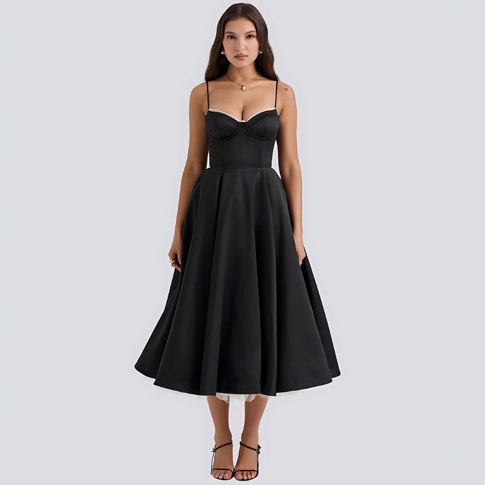 Karolina | Romantic Long Dress with Elegant Details