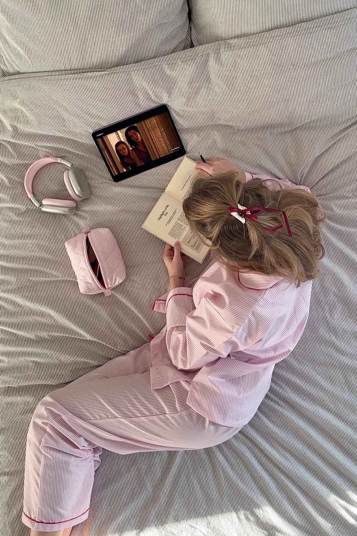 Lily | Pink Heart Pajama Set
