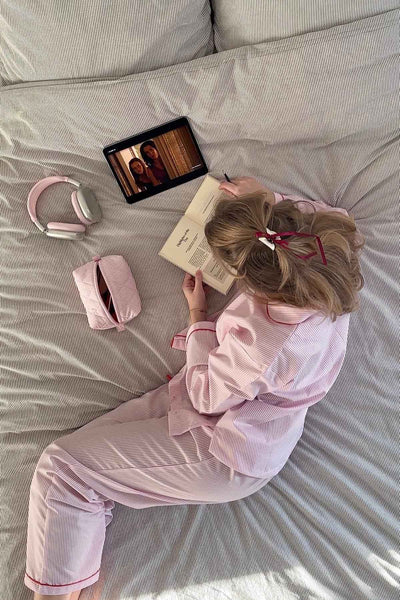 Lily | Pink Heart Pajama Set