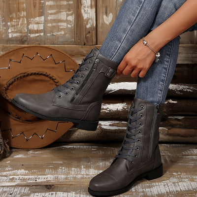Kareema | Side Zipper Boots