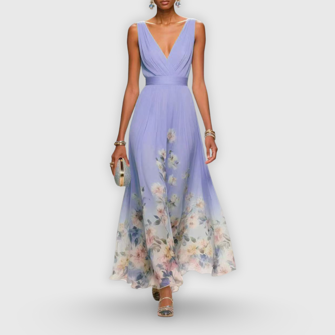 Madeline | Elegant Floral Maxi Dress
