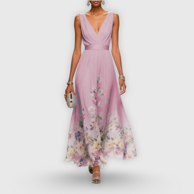 Madeline | Elegant Floral Maxi Dress