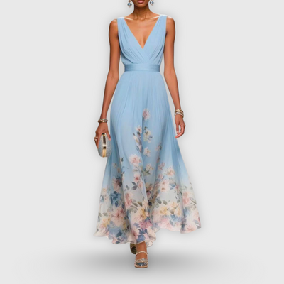 Madeline | Elegant Floral Maxi Dress