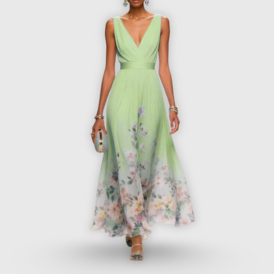 Madeline | Elegant Floral Maxi Dress