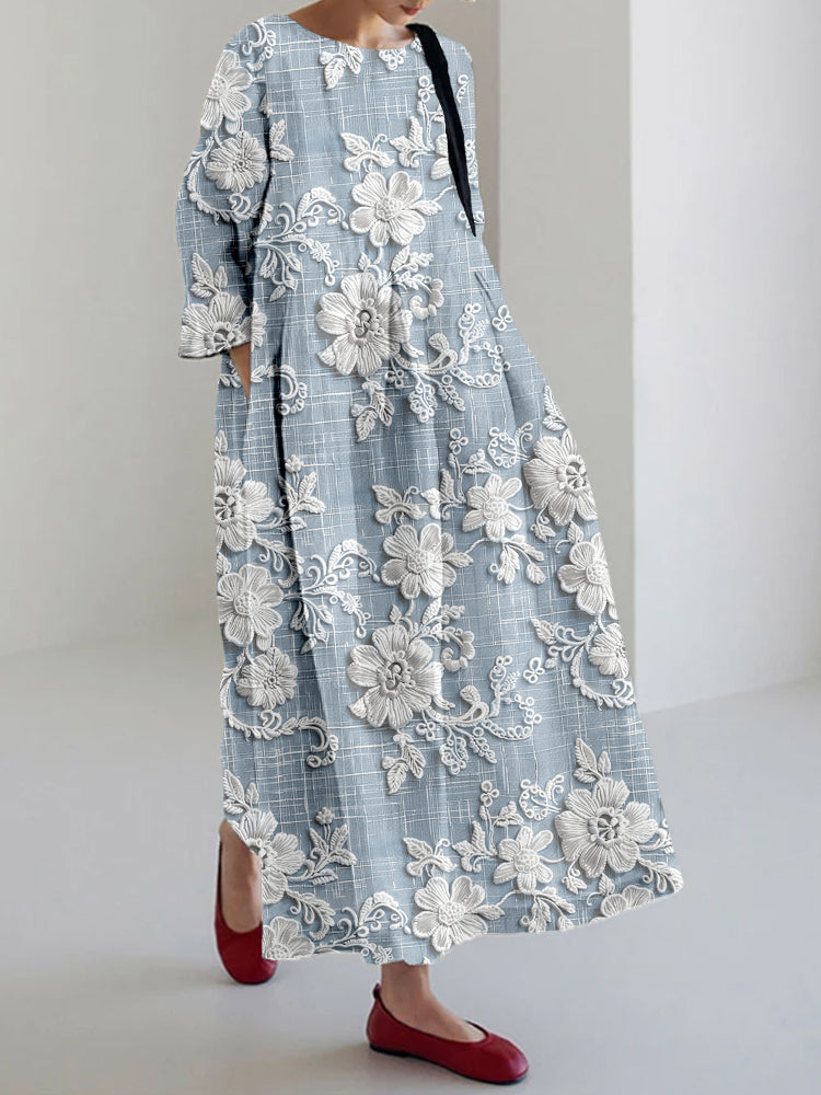 Nora™ - Graceful Printed Dress