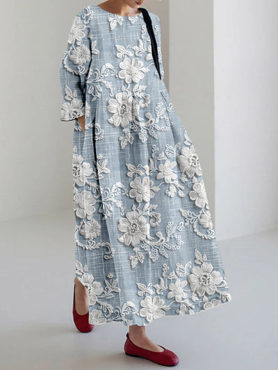 Nora™ - Graceful Printed Dress