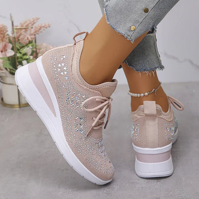 Giselle | Orthopedic Sneakers with Sparkling Rhinestones